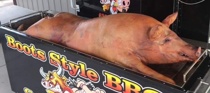 Whole hog bbq - barbecued whole hog - catered barbecue